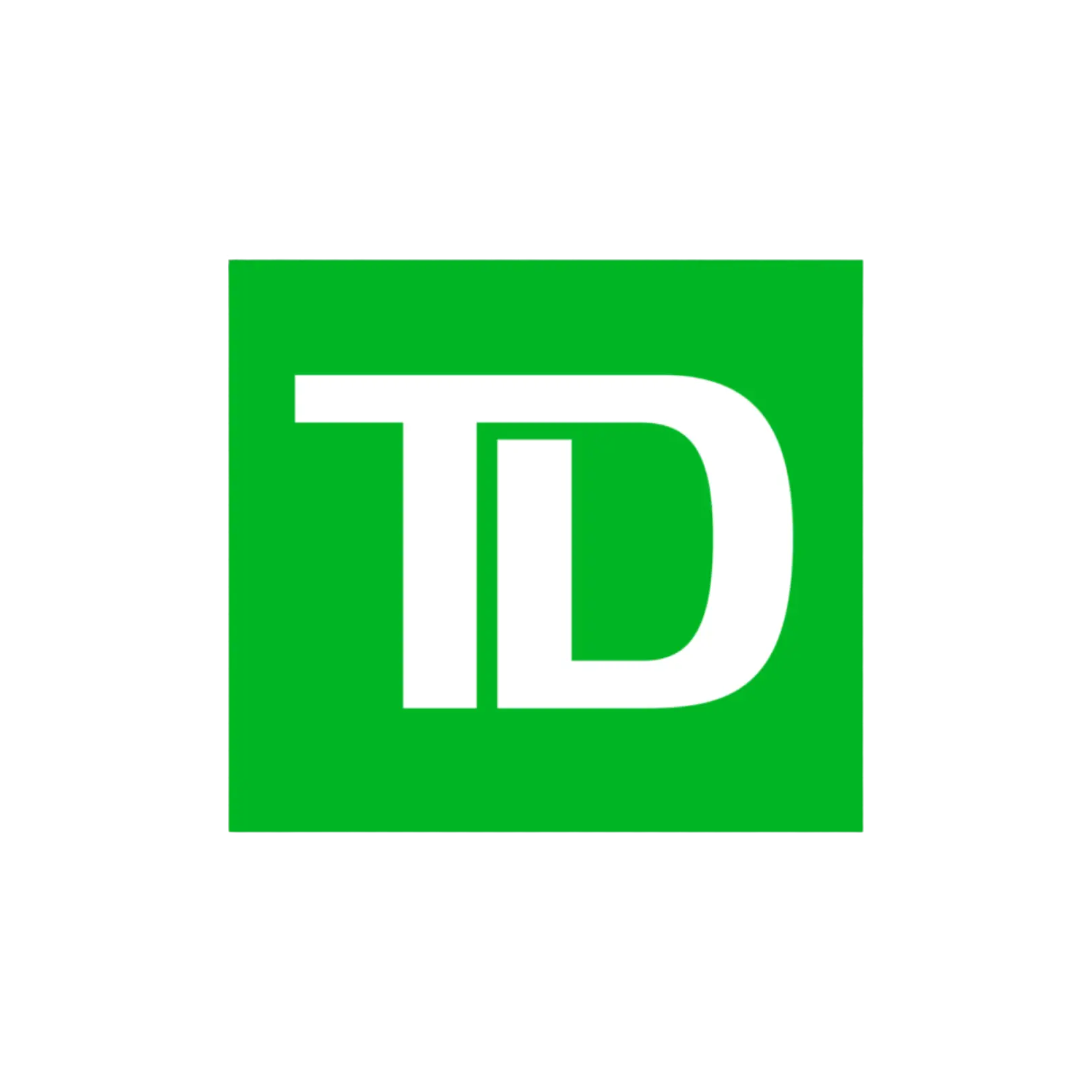 Green square logo with large white letters 'TD' overlapping on bright green background.